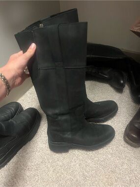 Timberland Tall Black Women's Riding Boots